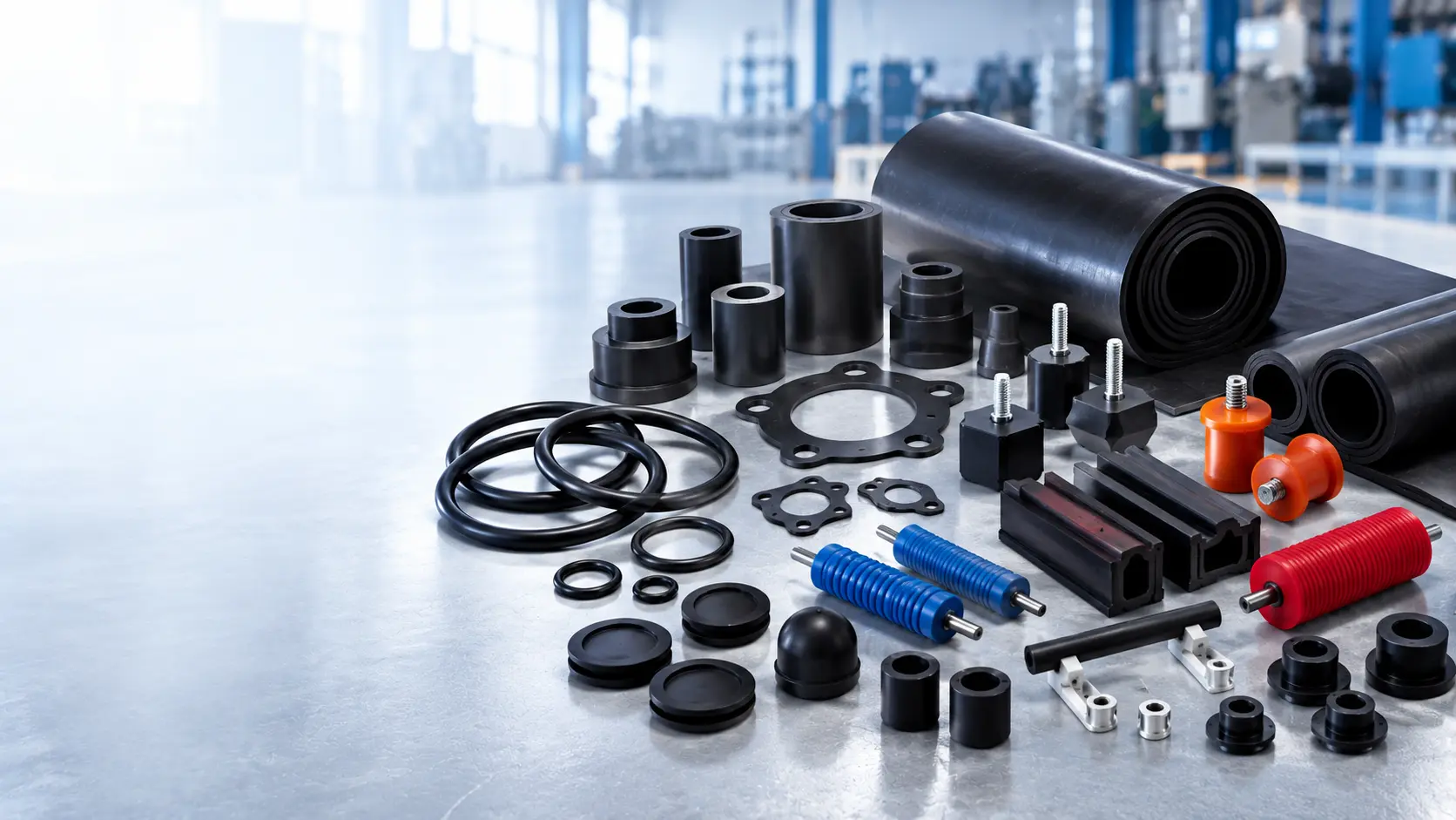 Industrial rubber components by Aditya Rubber Industry