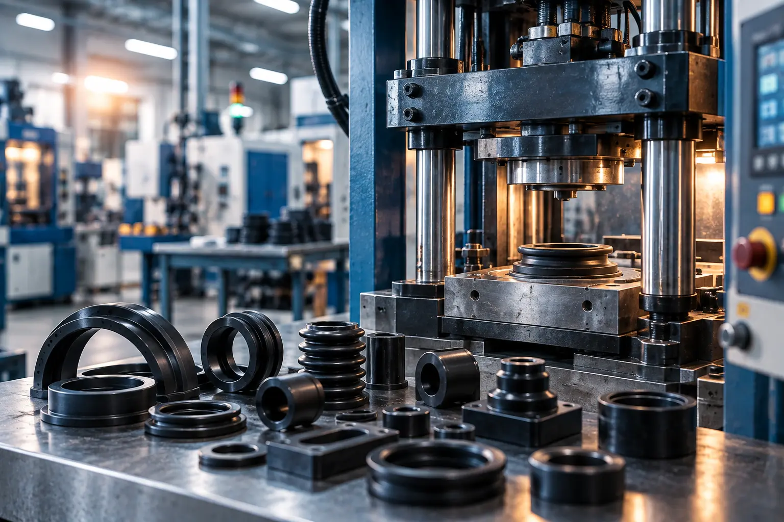 Rubber component manufacturing at Aditya Rubber Industry
